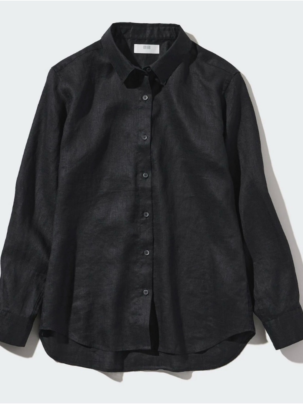 UNIQLO Women's Linen Long Sleeve Shirt L